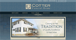 Desktop Screenshot of cotterfh.com